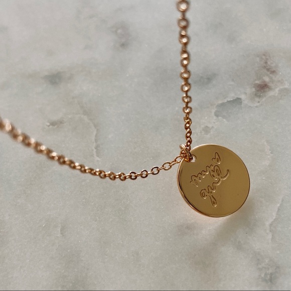 My girl 💕 round pendant necklace - Picture 6 of 10